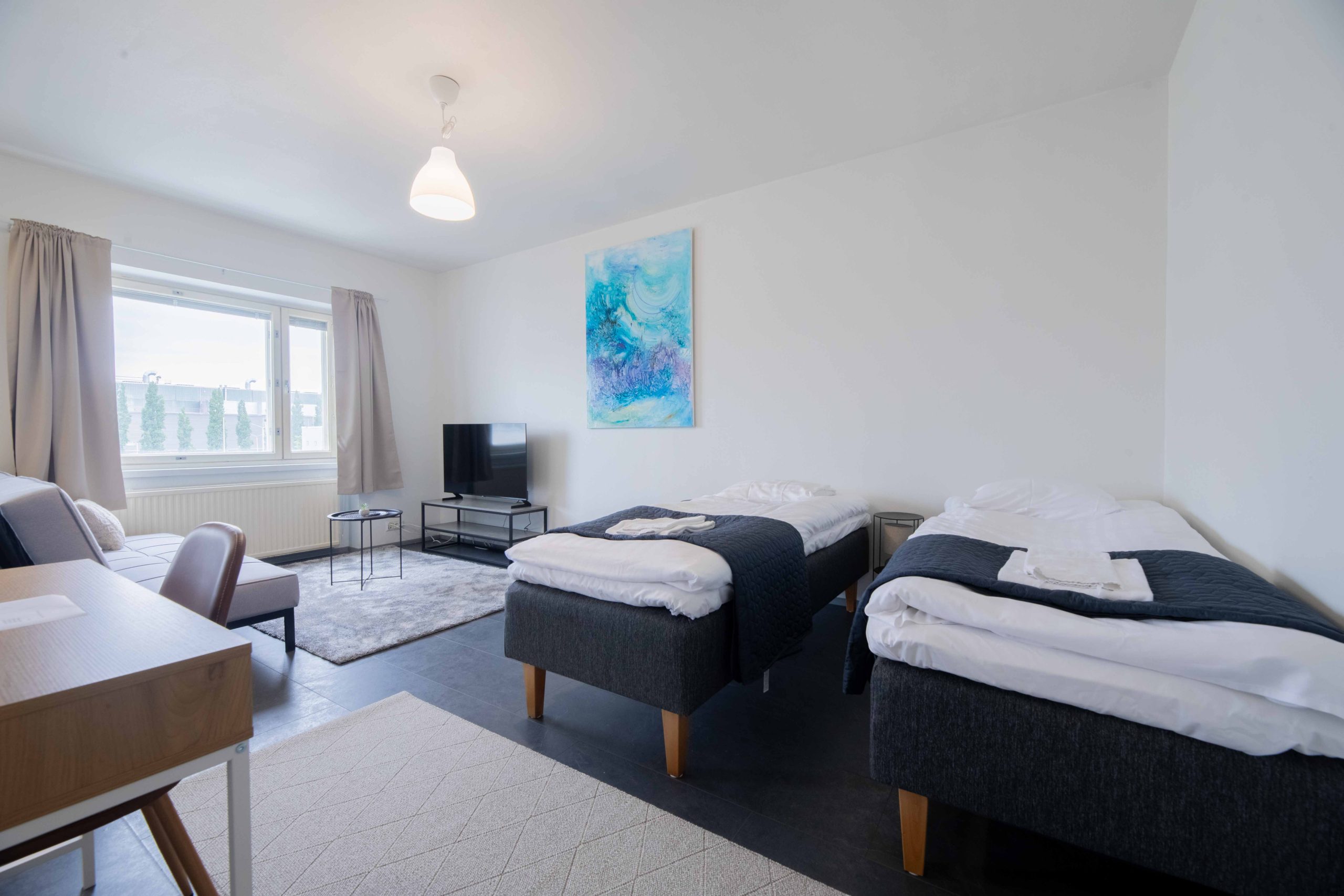 Peržiūrėti visus įrengtus apartamentus mieste Varkaus